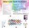 Paint By Numbers Cherry Blossom Kit for Adults Beginners – 16x20 Inch DIY Acrylic Canvas Painting Set, Pink Flower Wall Art Craft for Home Decor & Gift